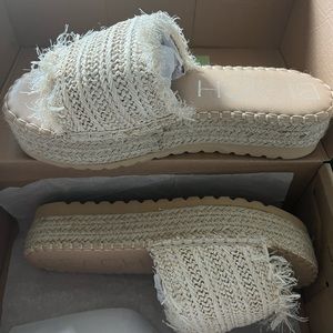 Distressed Platform Matisse Sandals